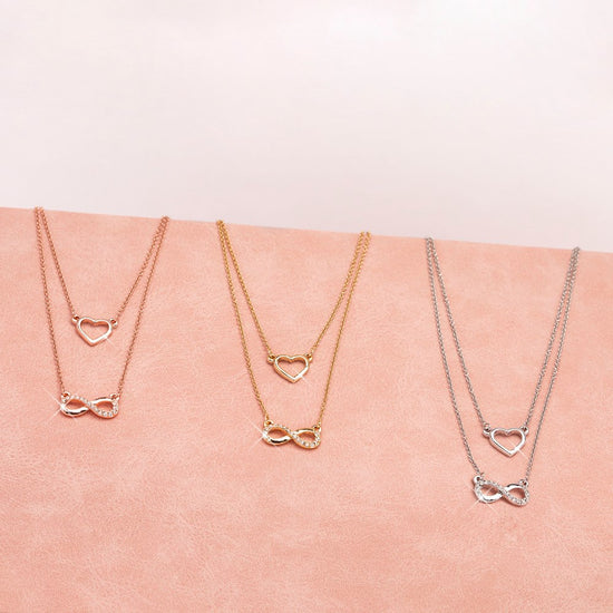 Golden Forever Love Necklace