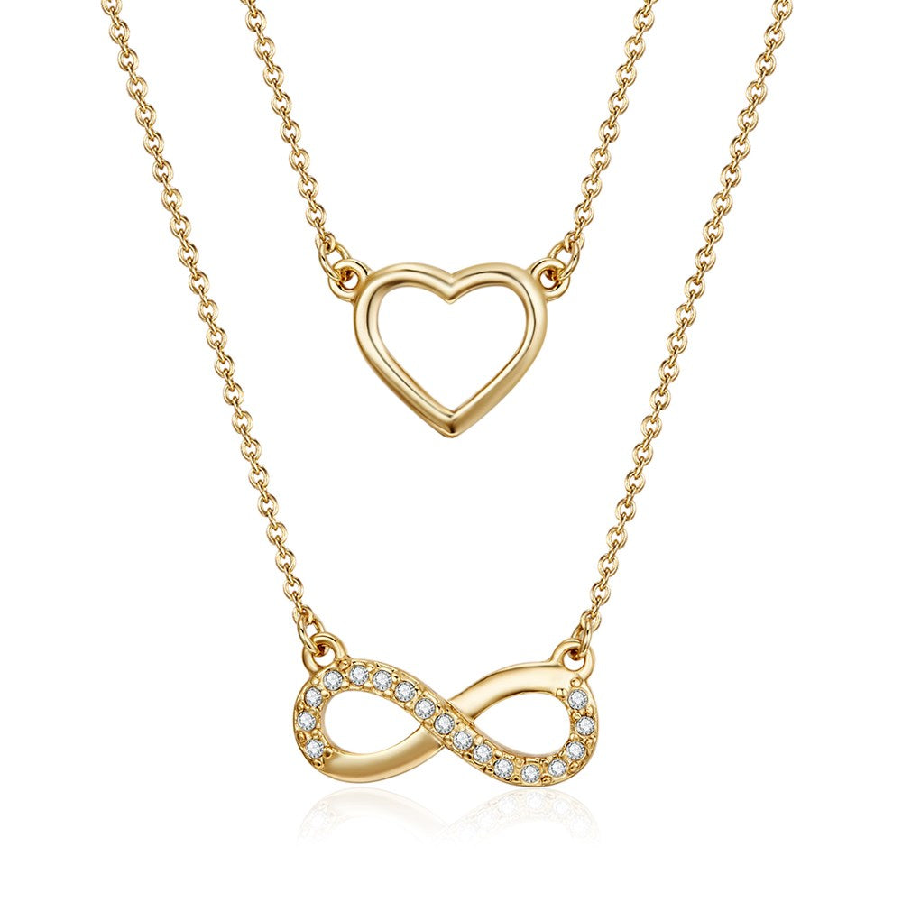 Golden Forever Love Necklace