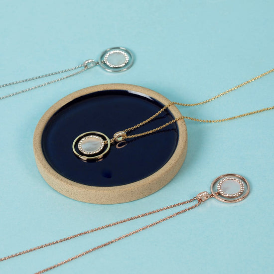 Rose Gold Touchstone Necklace