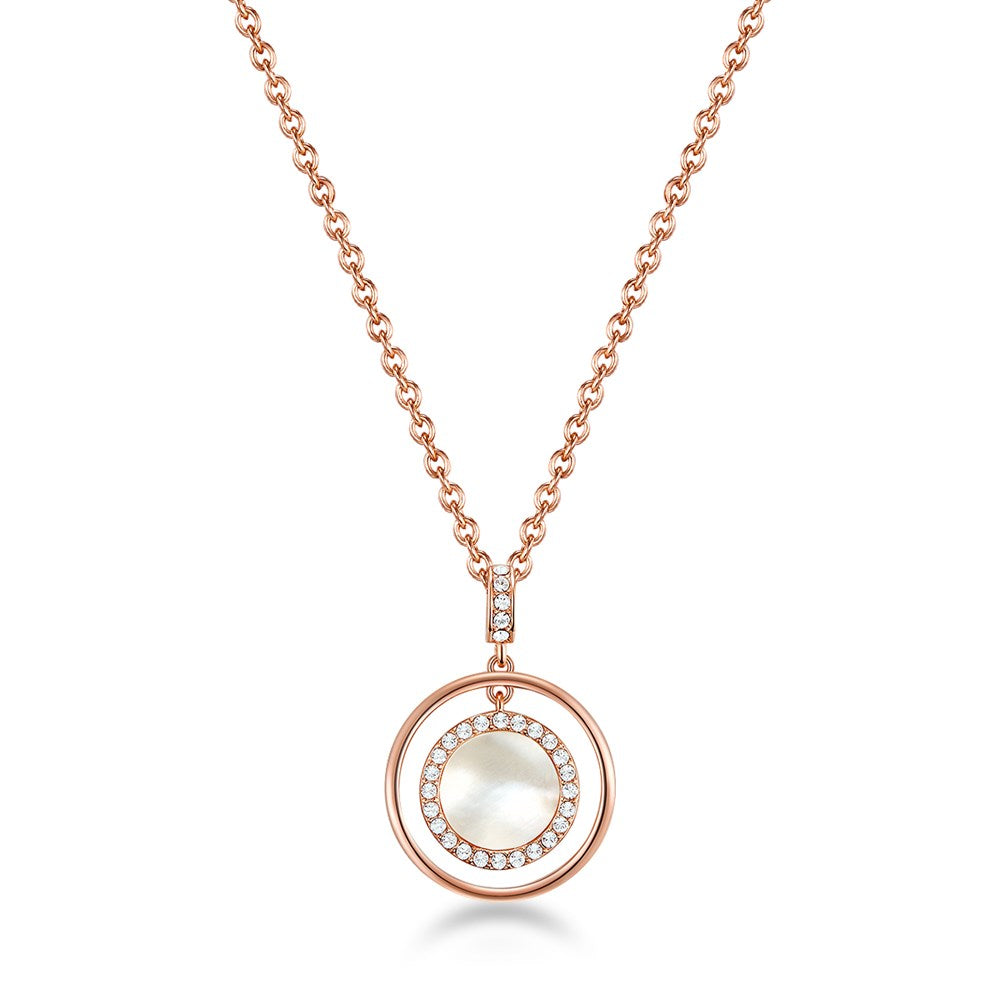 Rose Gold Touchstone Necklace