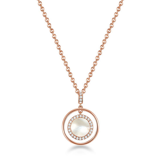 Rose Gold Touchstone Necklace