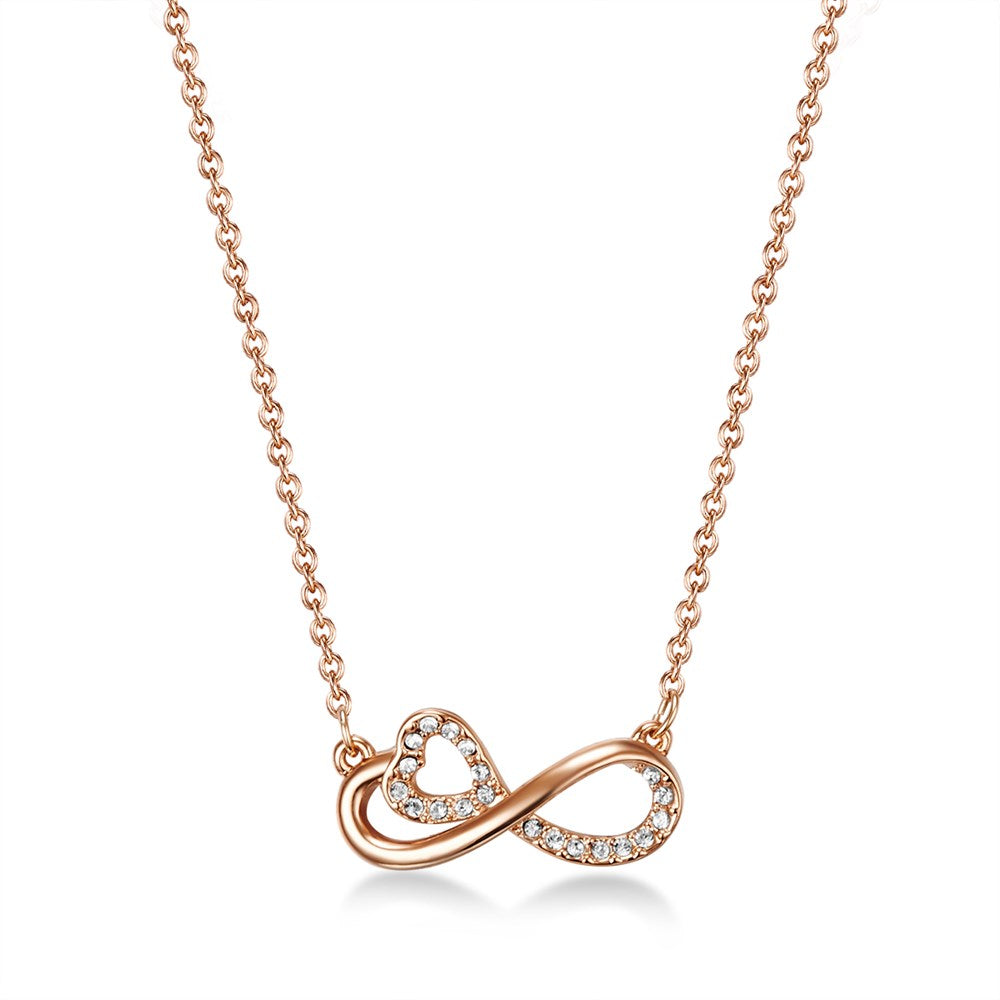 Rose Gold Endless Love Necklace