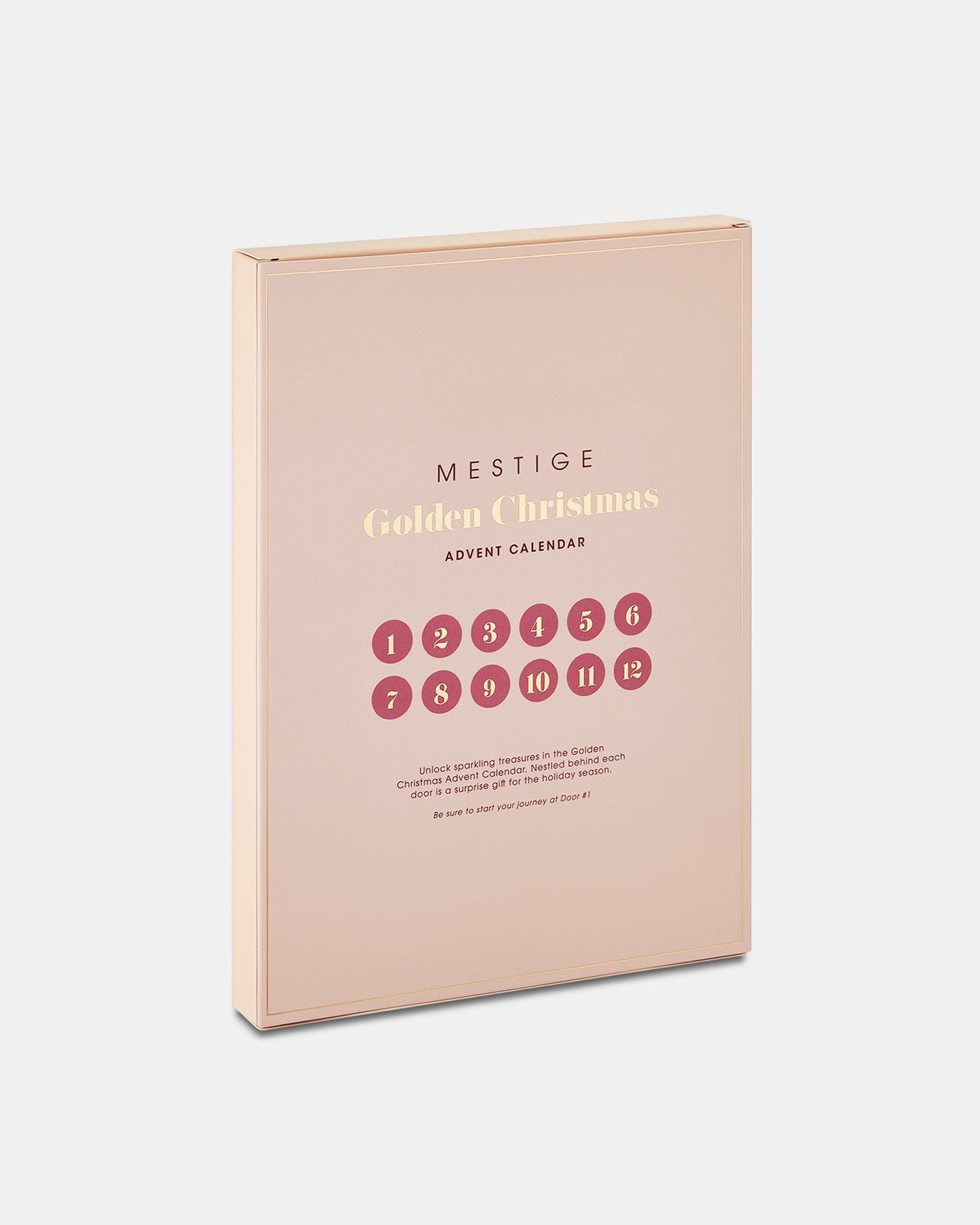 Golden Christmas Advent Calendar