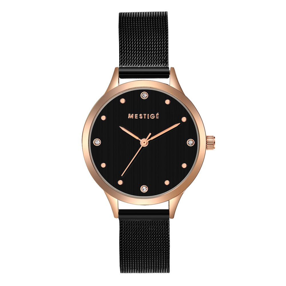 The Everleen in Black and Rose Gold
